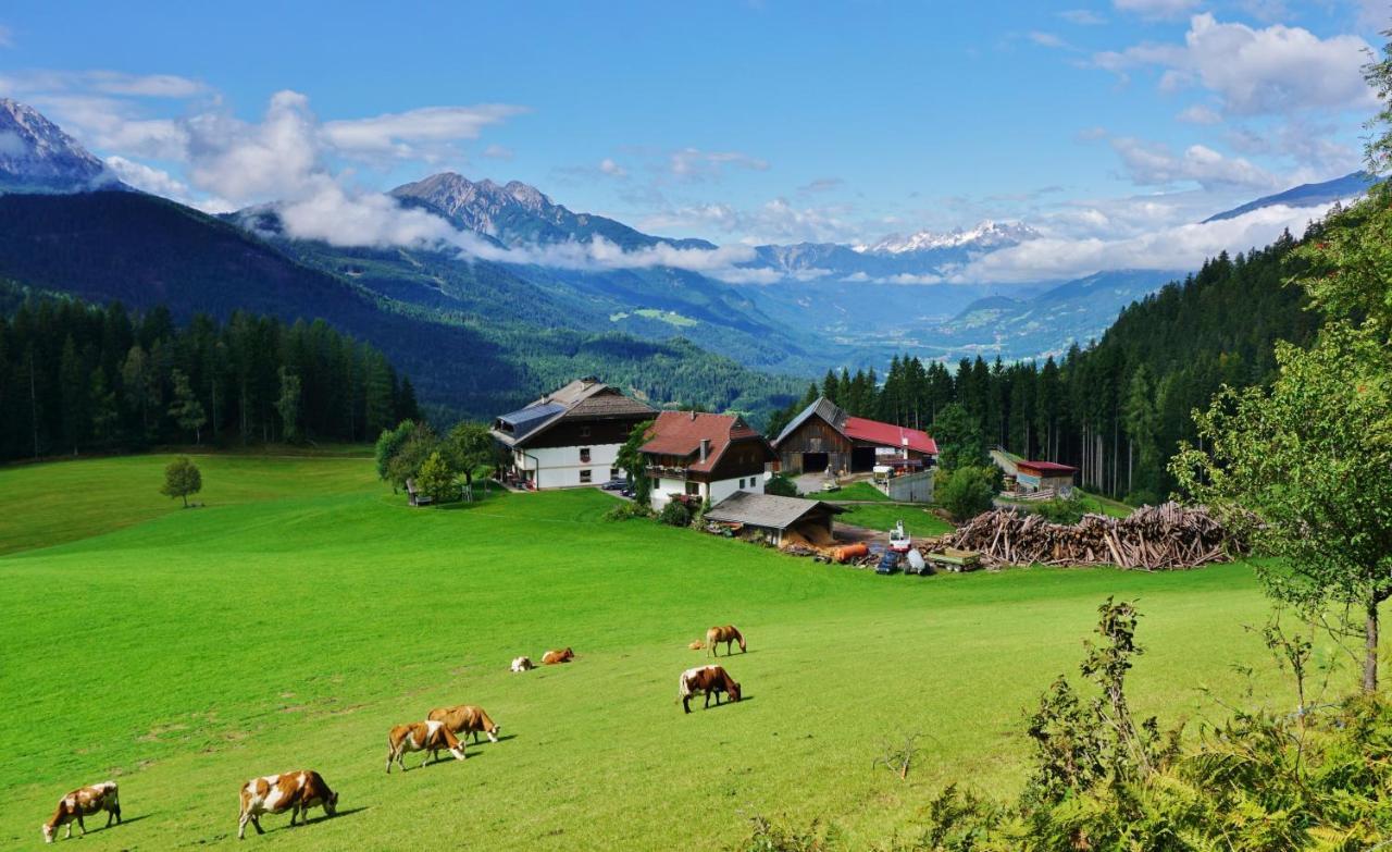 Erlebnishof Tschabitscher Villa Weissensee Buitenkant foto